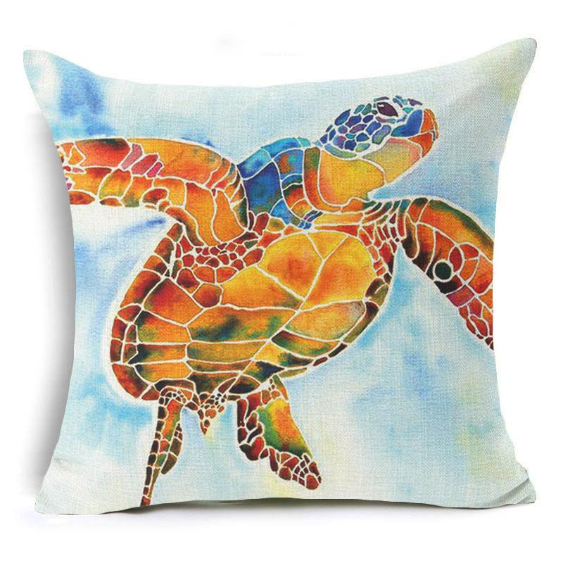 European and American Retro Mermaid Pillowcase Car Cushion