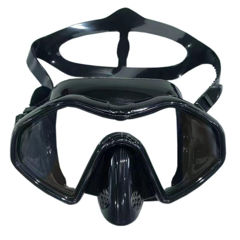New diving goggles set, frog mirror silicone diving mask