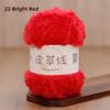 Hand Knitted Fur Yarn Long Hair  Hat Scarf DIY Wool Yarn Simulation Fur Crt Material Autumn Faion Accories