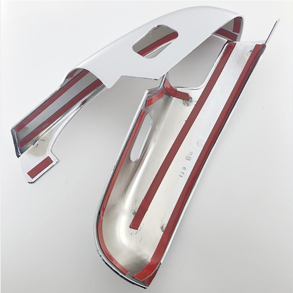 1 Pair Silvery Lower Mirror Cover For Chevy Silverado GMC Sierra Tahoe Yukon