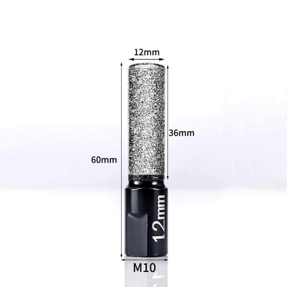 M10 Diamond Brazed Backwater Grinding Wheel Bit 6-12mm Portable Angle Grinder Dry-drilling Bit Angle Grinder Bit