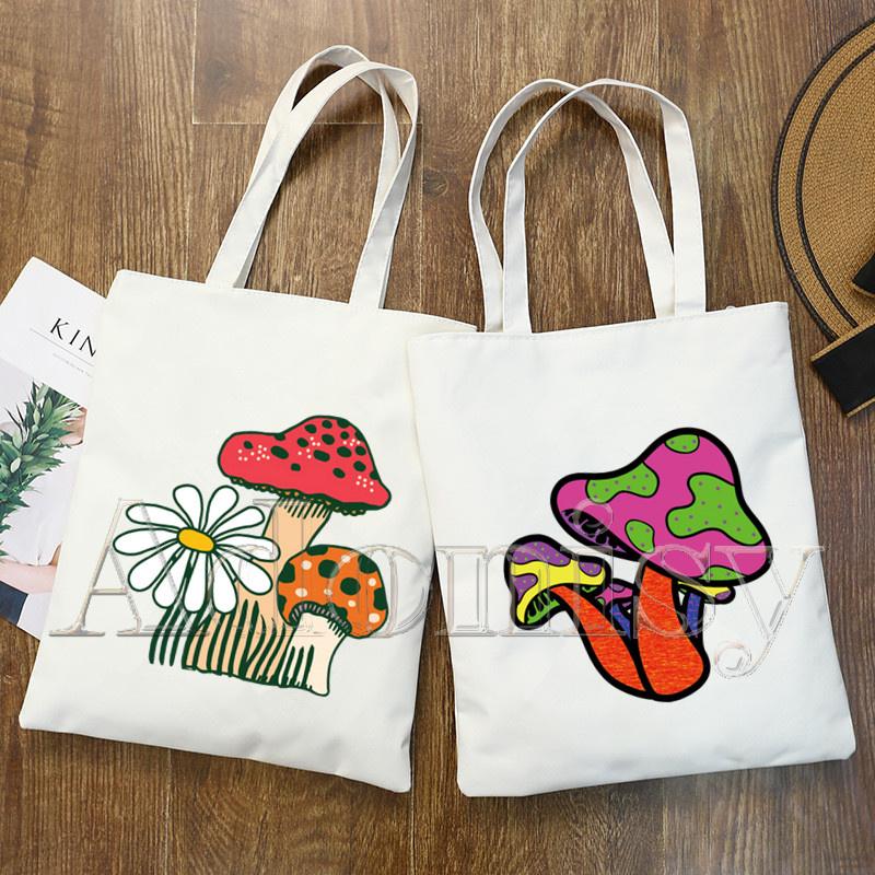 

Сумка для покупок грибов Сумочка Eco Shopper Корзина Сумка Многоразовая сумка Cabas Tote Bolsas Ecologicas Custom