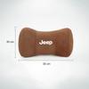 Cup Holders Car Seat Suede Memory Cotton Neck Pillow Headrest For Jeep Grand Cherokee Wrangler JK Gladiator Compass Renegade Wag