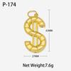 Pendant with Necklace For Women Men 24k Gold Plated Copper 33 Designs Wholesale Fashion Zircon For Daily Wear Anniversary