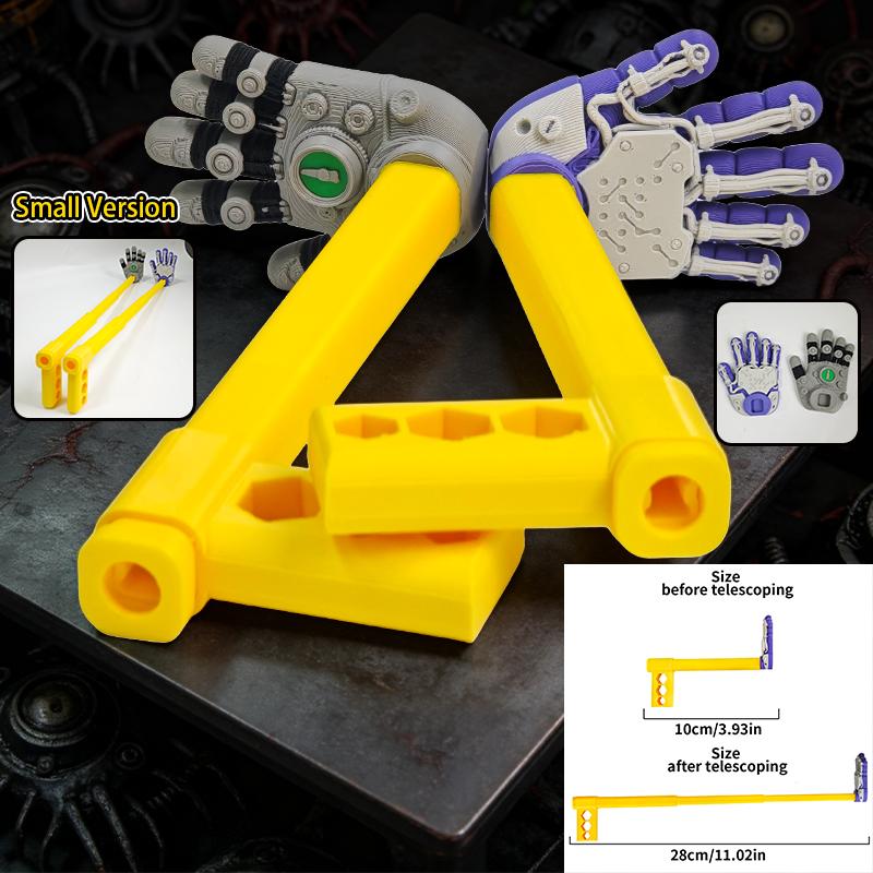 

NEW Sci-Fi Telescopic Hand Toy Props Creative Robot Palm 3D Printed Interactive Toy Cosplay and Halloween Costume Accessory