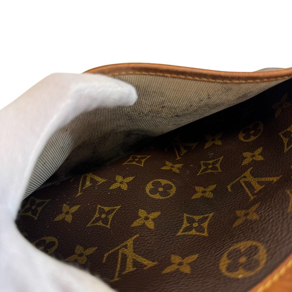 LOUIS VUITTON M42228 Monogram leather Trueville Handbag Brown leather Used