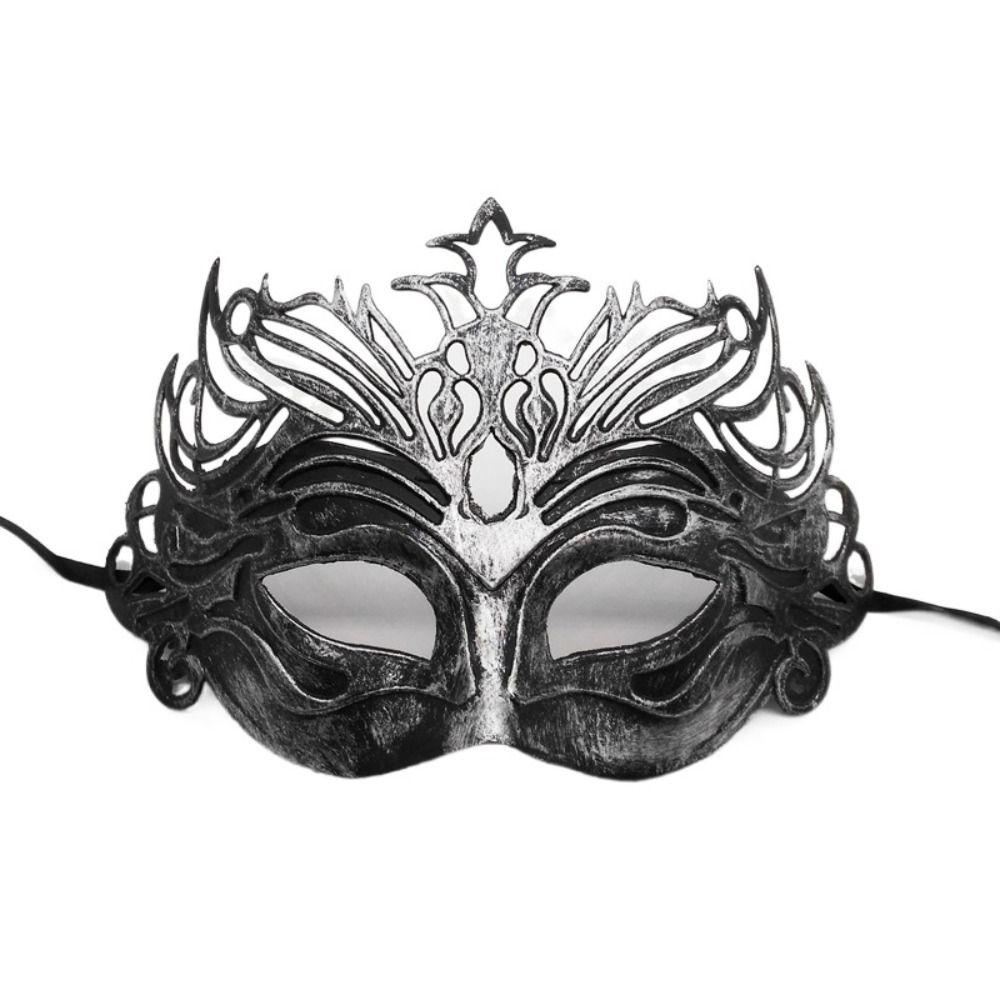 

Ретро-маски на Хэллоуин, пластиковые полумаски для лица, реквизит для выступлений в джазе, плоская маска для женщин Style 06