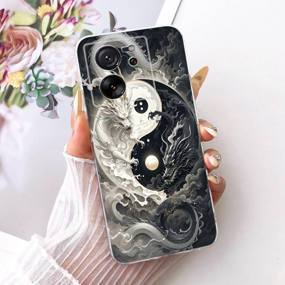 For Xiaomi Mi 13T Pro 5G Case Luxury Butterfly Tree Painted Cover Soft Silicone Phone Case For Xiaomi 13T Pro Mi13T Pro 5G Shell