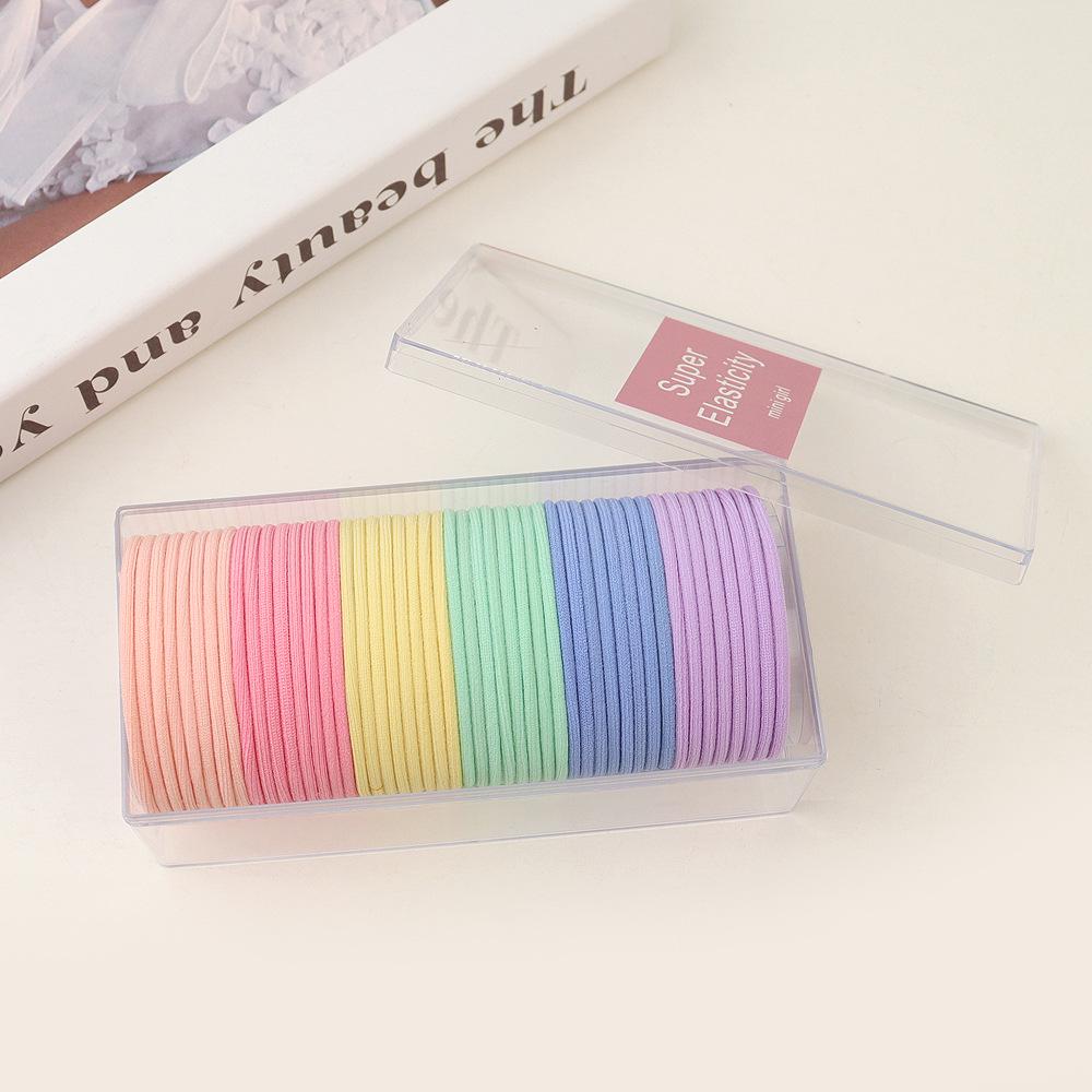 

Colorful High Elastic Hair Ties: Durable Rubber Bands for Ponytails and Buns
