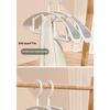 10pcs Household Non-slip Hanger, Thick And Wide Shoulder Plastic Drying Rack, Used To Hang Clothes