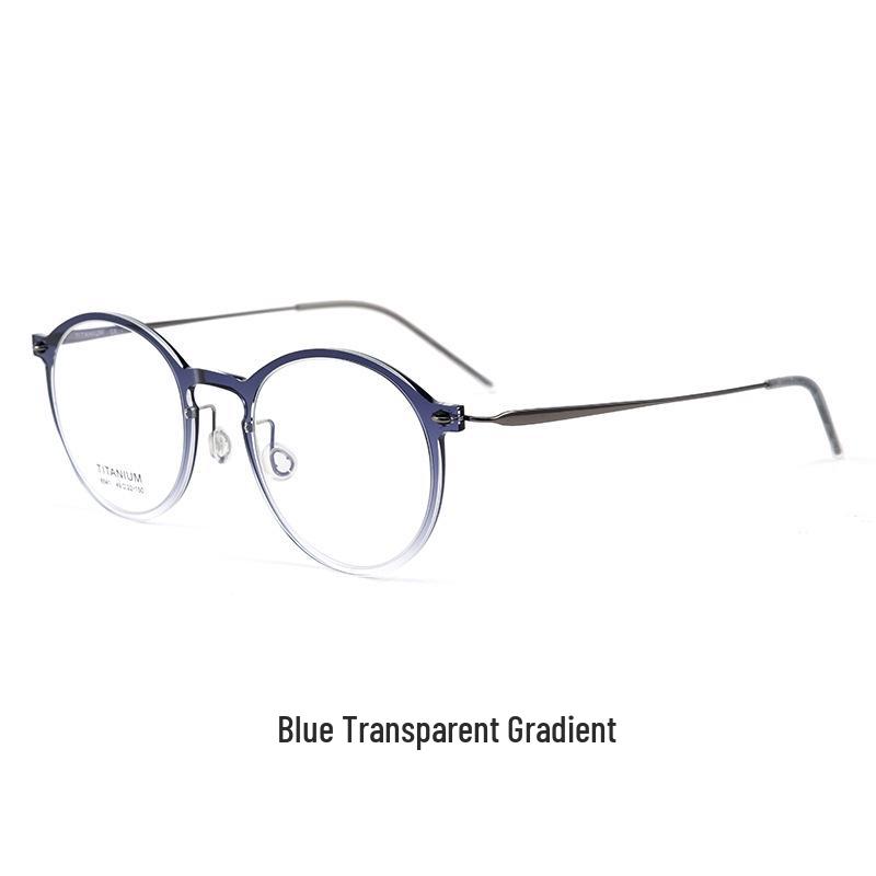 Bestfen Retro Ultralight Round Pure Titanium Myopia Eyeglasses