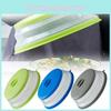 Innovative Collapsible Microwave Heating Lid With Hooks Ideal For Preventing Splatter And Stains