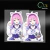 Minakua Akua Peripheral Anime Two-dimensional Cartoon Car Stickers, Personality Creativity, Electric Car Sticker Decoration