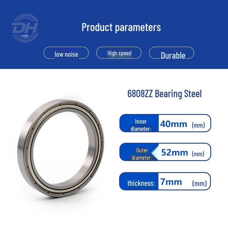 Precision Stainless Steel Ball Bearings: Deep Groove 6007, 6008, Miniature 6003