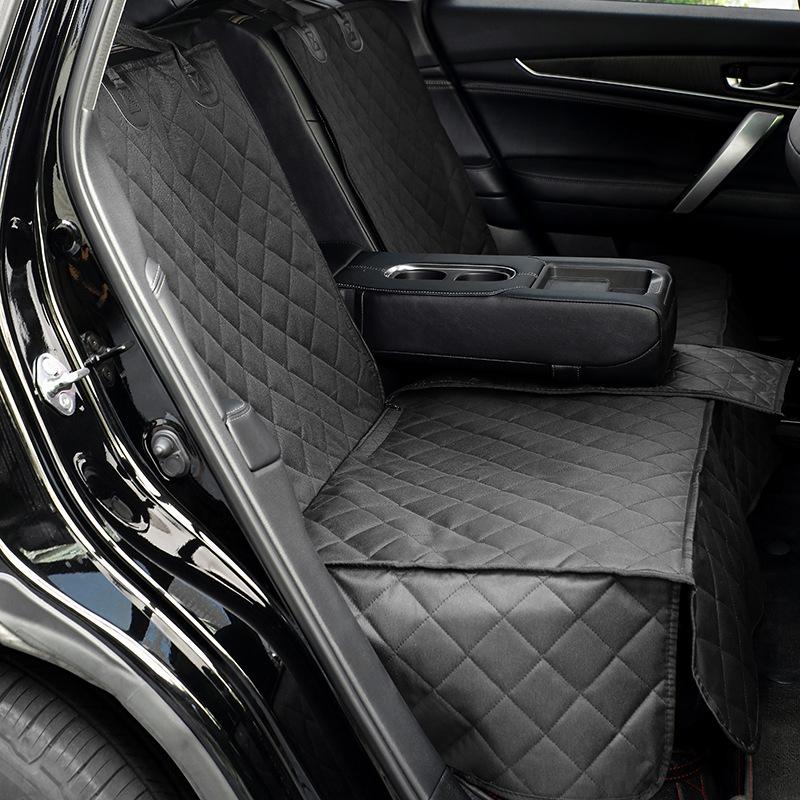 Rear Row Double Zipper Dog Seat Cushion Mat