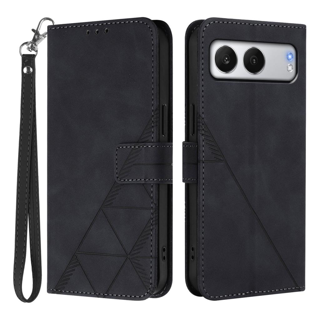 For OnePlus Nord 4 Leather Case with Hand Strap Wallet Stand Phone Cover