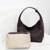 Women's Genuine Leather Tote Bag - Vintage Cow Neck Grain Top Layer Cowhide Underarm Shoulder Crossbody Bag,  Soft Leather Purse