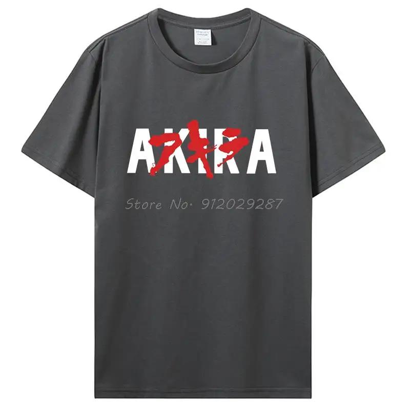 Akira Anime Graphic T-Shirt Japan Vintage Manga T Shirt WoCotton Tee Summer Streetwear Casual Tops Tshirt