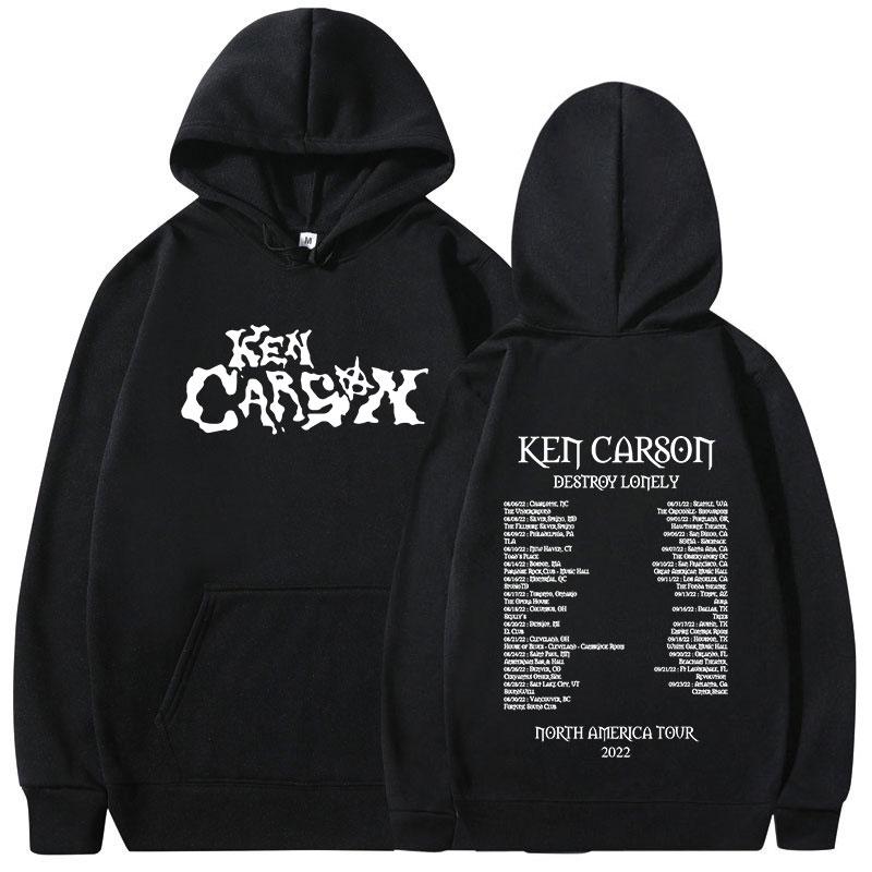 

Rapper Ken Carson Destroy Lonely North America Tour Hoodies Men Women Fashion Sweatshirts Casual Oversized Long Sleeve Pullovers 3XL