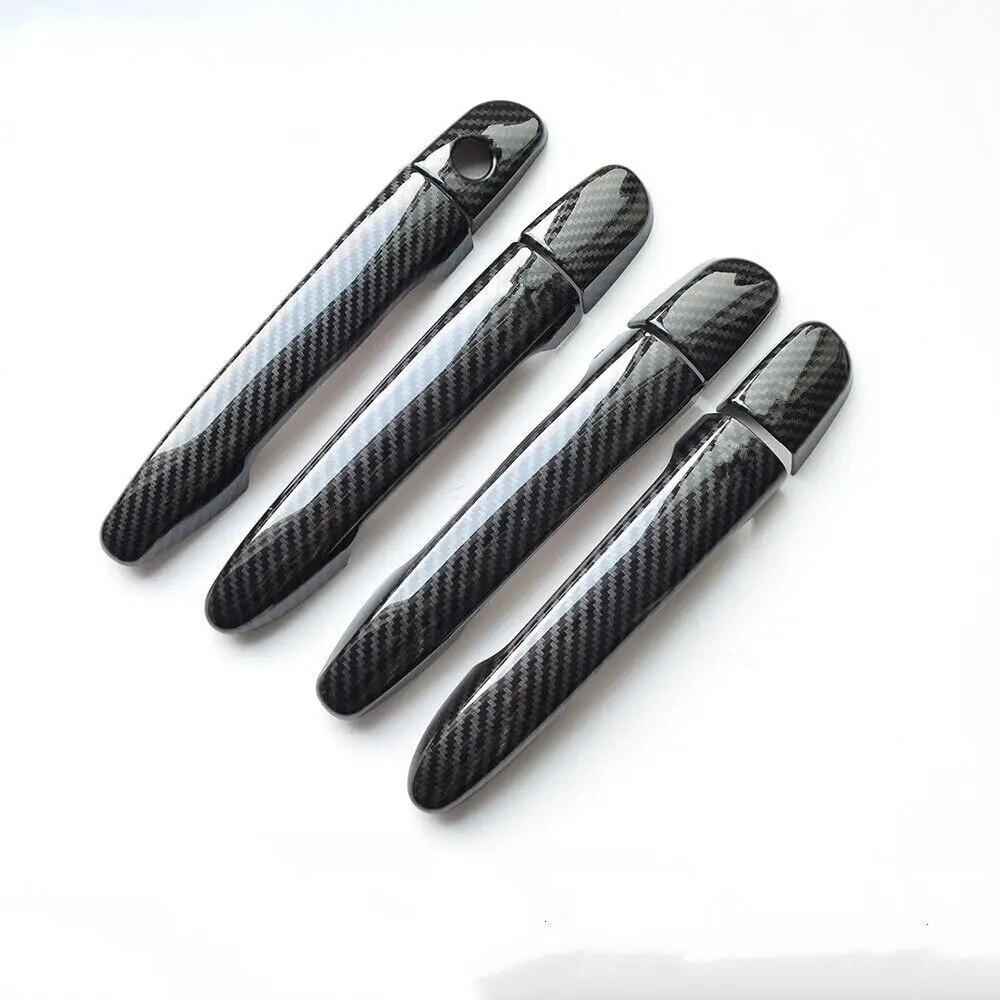 Right Hand Drive For Mazda 2 2008- Mazda 3 2010- Mazda 6 2007 -  Carbon Fiber Car Door Handle Cover Car Accessories
