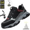 Work Sneakers Steel Toe Shoes Men Safety Shoes Puncture-Proof Work Shoes Boots Indestructible Lightweight Security Footwear