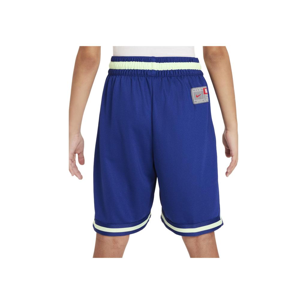 Nike DNA Culture Of Basketball Soft Lightweight Cool Comfortable Kids Shorts Kids Shorts Deep-Navy Vapor-Green FN8351455