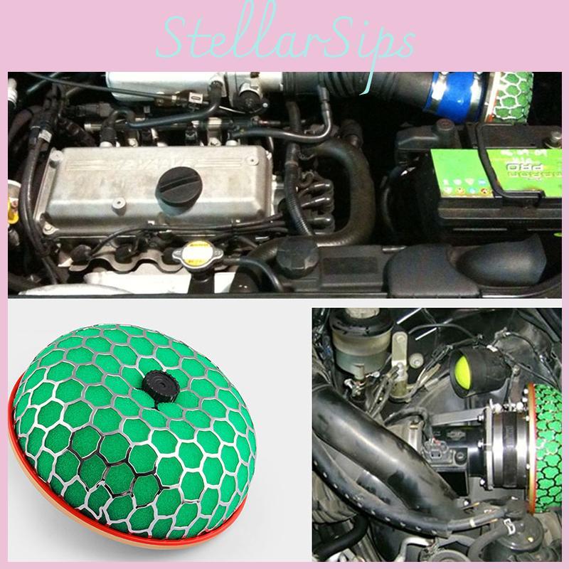 High Flow Car Intake Winter Mushroom Filter With Replaceable Sponge For Universal Vehicle Use