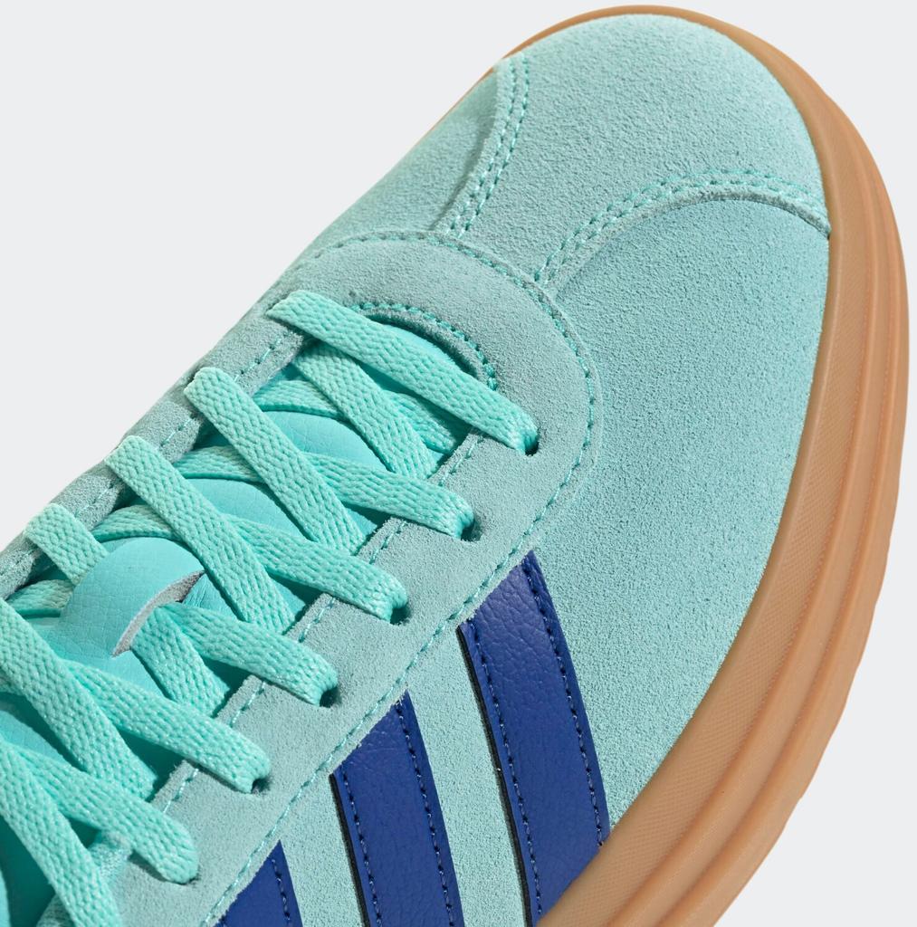 Женские кроссовки Adidas VL Court Bold бирюзовые/темно-синие