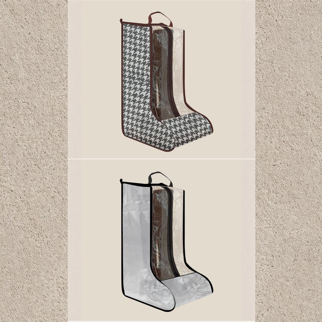 Transparent Shoe Boot Storage Bag Dust-proof Tall Short Boots Bags Portable Waterproof Shoe Protector Organizer for Travel Daily