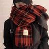 Plaid scarf female Korean atmosphere warm new dry powder autumn and winter Korean version soft fringed shawl