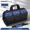 Sturdy Hydroelectric Durable Canvas Tool Bag - Thickened, Wear-Resistant, Multi-Function Hardware Storage