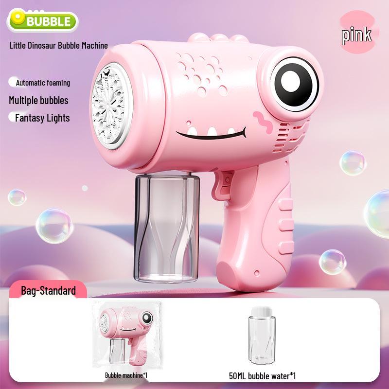 Gatling Bubble Gun: Automatic Electric Handheld Bubble Maker for Kids