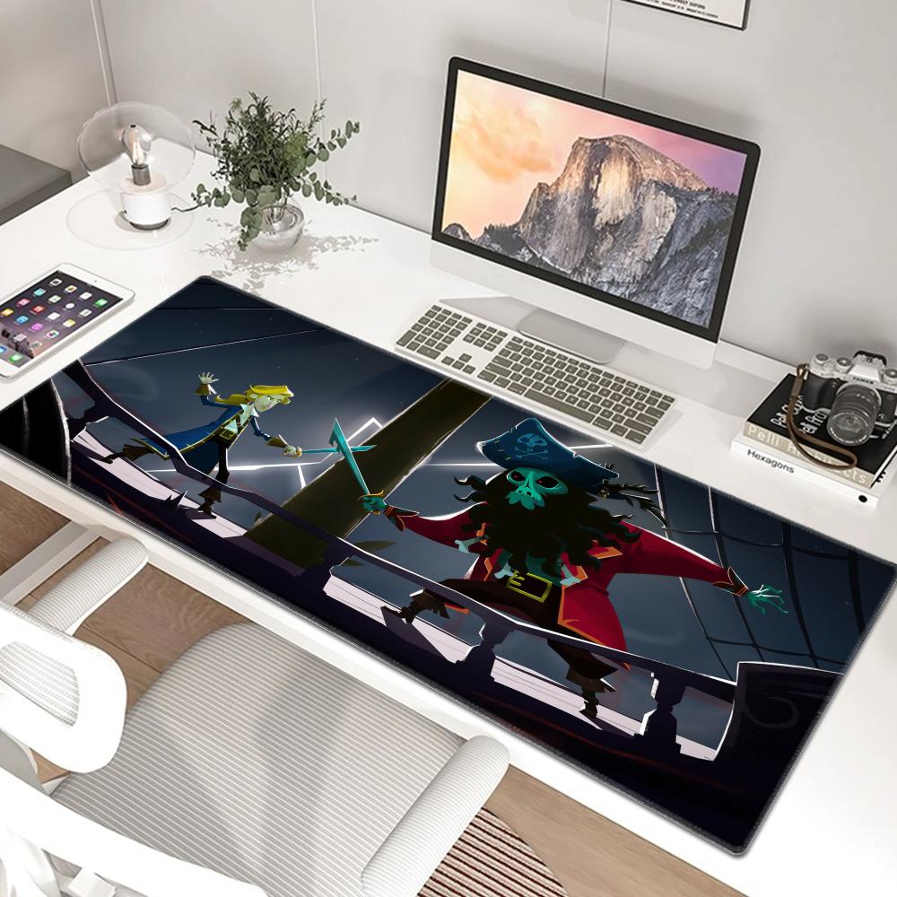 Gaming Mouse Pad Monkey Island Xxl Keyboard Gamer Cabinet Mat Mats Accessories Anime Pc Cabinets Mause Computer Desks Games Desk