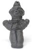 Miniatur Tonfigur mit betenden Händen Biskuitton Handgefertigt von einem zum Schutz vor Sicherheit und Wohlstand (7 cm) - Replik, Handwerker, Böse,