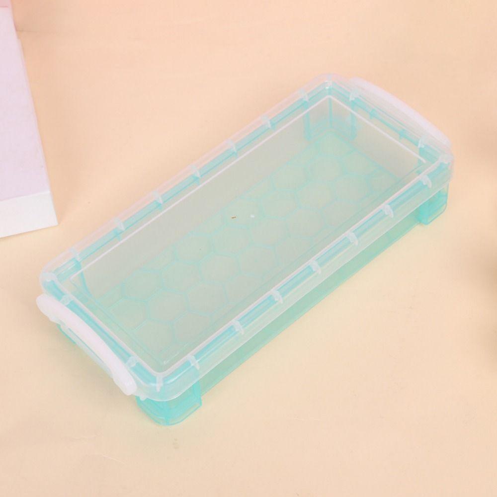 

з білими пряжками Ящик для зберігання канцелярських товарів Економний простір Картини Олівці Коробка для зберігання Малюнок зелений