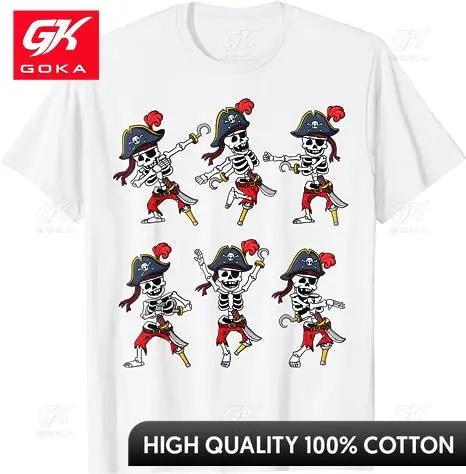 Dancing Skeletons Dance Challenge Girl Boys Kids Halloween TShirt Gifts Fashion Skull Print Graphic Tee Top Video Gamer Costume S