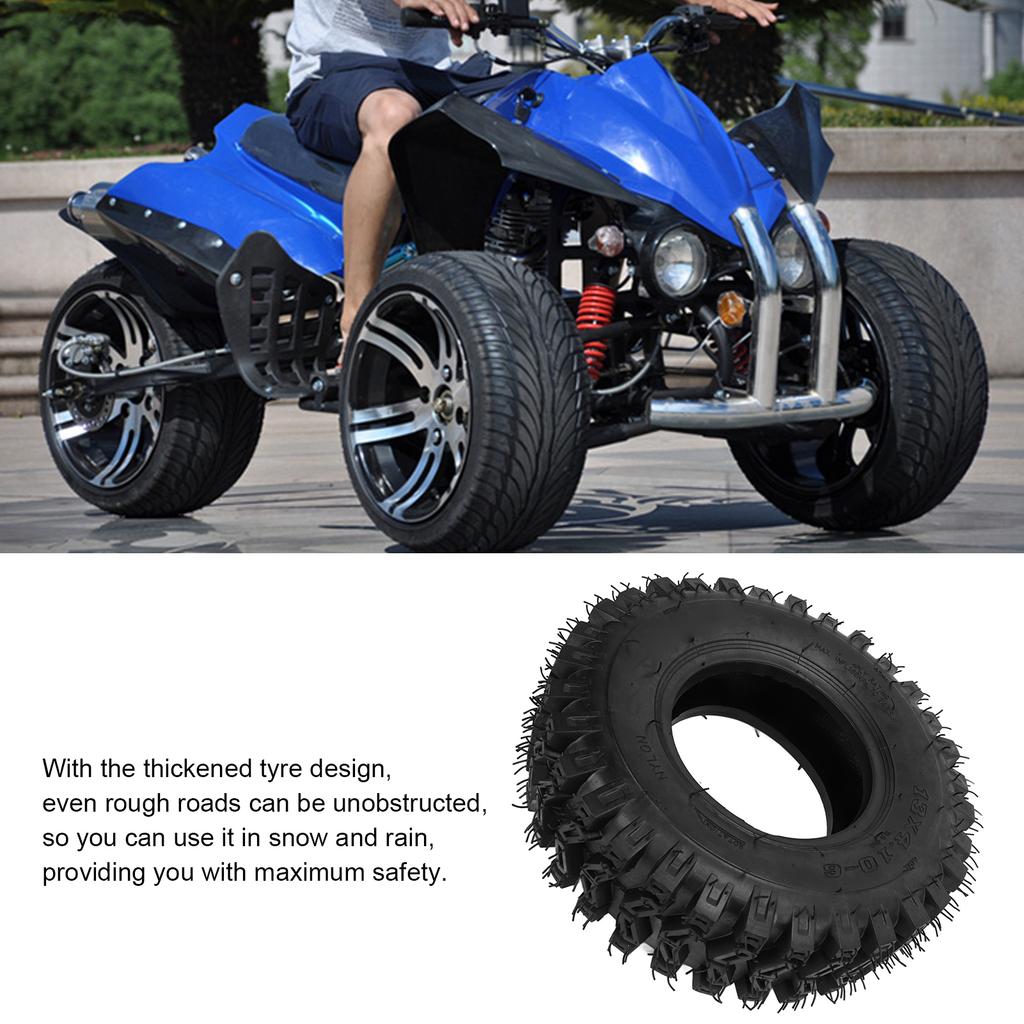 13x4.10‑6 Schneefräsenreifen für ATV Karts Mini 4WD 47cc 49cc Schnee-Motorradreifen 13x4.10‑6 Reifen 13x4.10‑6 Reifen für ATV