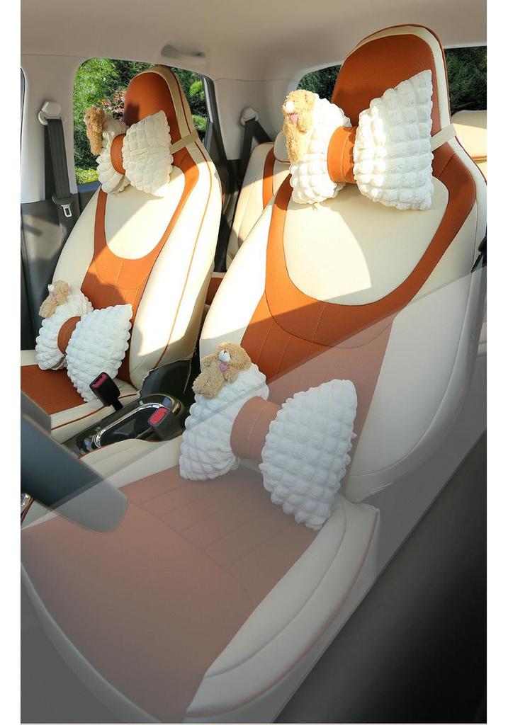 Wuling Hongguang Mini Gen 3 Leather Cartoon Seat Covers for Women