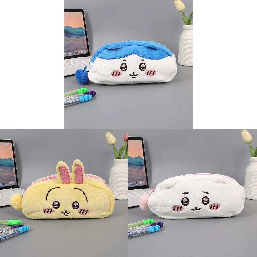 Astuccio Peluche Chiikawa Usagi con Design Stile Coreano per Studenti e Ufficio