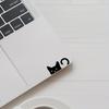 4PCS Car Rearview Mirror Peeking At Cat, Stealing Glances, Funny Stickers, Cartoon Decorative Stickers