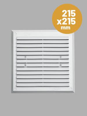 Ventilation Grille 215*215Mm White - Kra 004 Bi