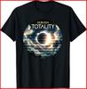 Totality Total Solar Eclipse 2024 Black T-Shirt Unisex T-Shirt