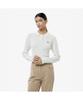 LACOSTE Women'S Cable Long Sleeve Polo Sweater Af207E-55N Xfj