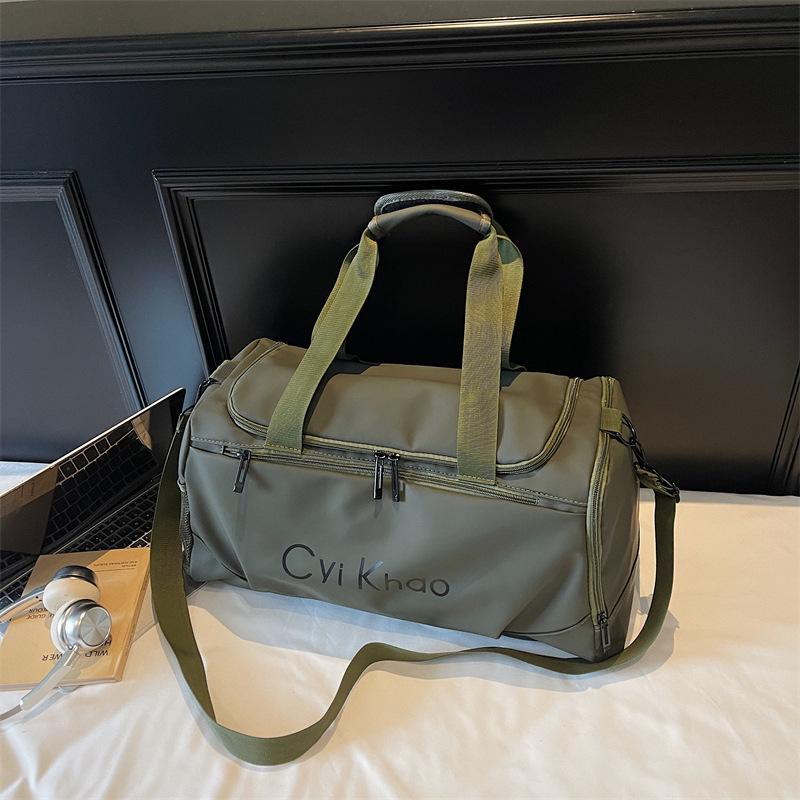 Unisex High-Capacity Waterproof Sports Bag: Fashionable Fitness Oxford Cloth Bag with Dry/Wet Separation for Travel