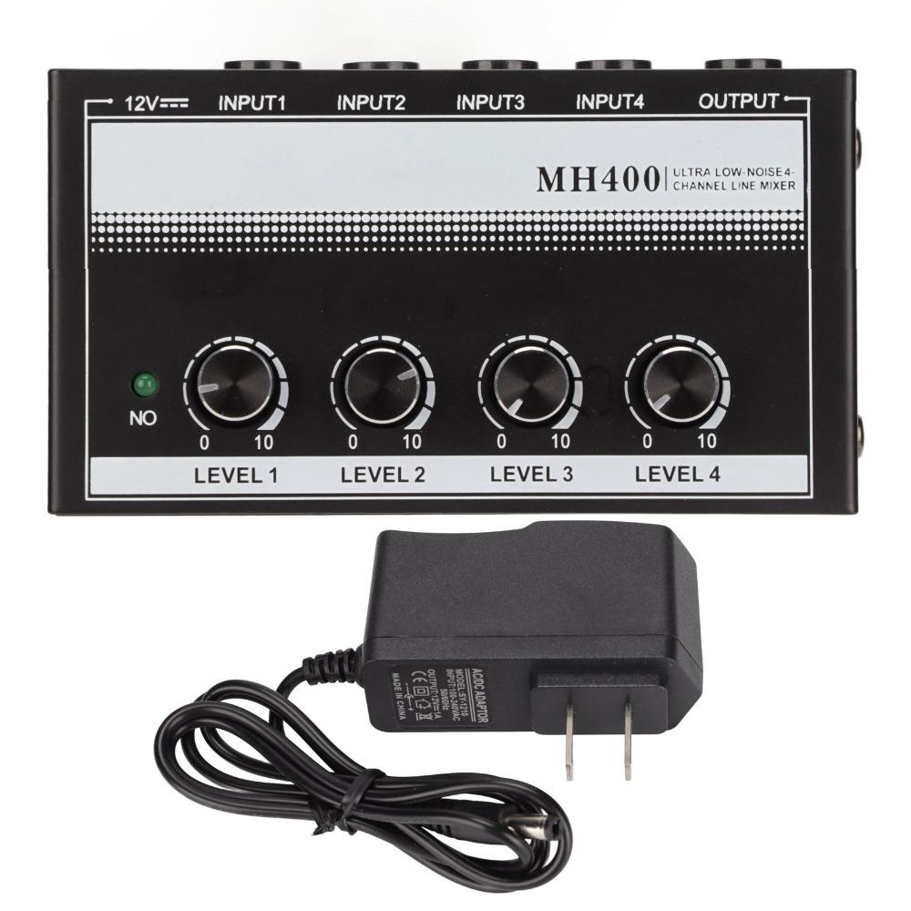 Low Noise Stereo Audio Amplifier Adjustable Volume Earphone Splitter for Clubs and Bars