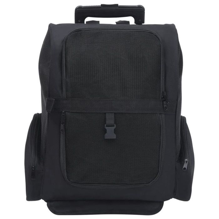 VidaXL Folding Multipurpose Pet Stroller Black 171019