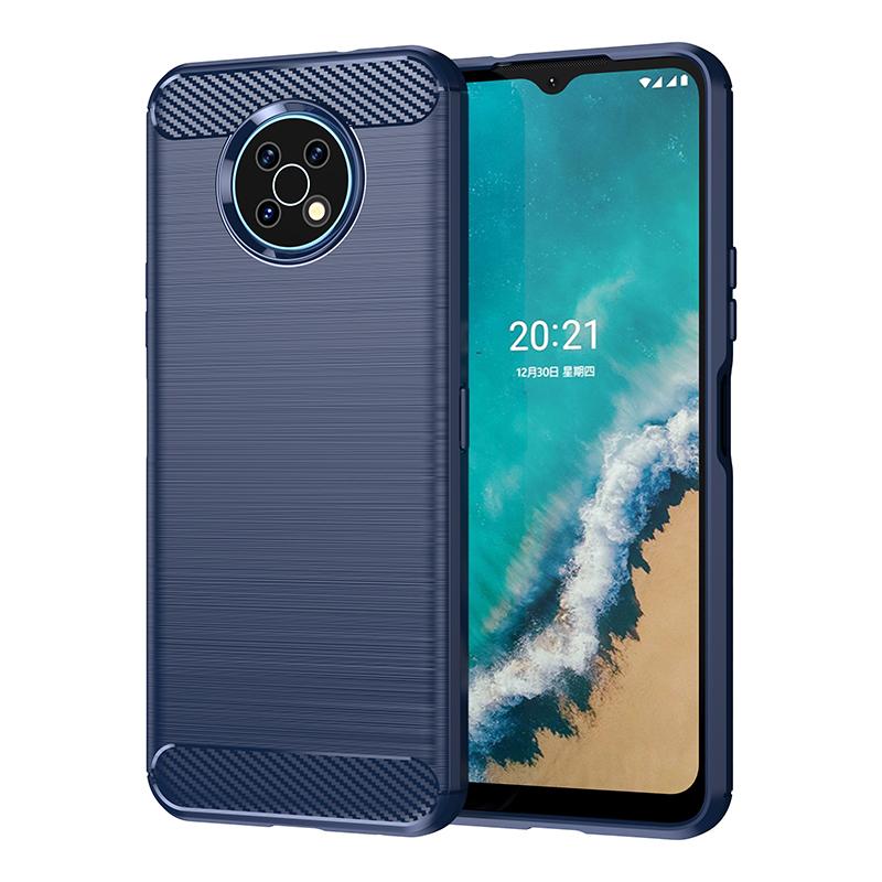 Pouzdro pro Nokia G50 Měkké TPU nárazníkové pouzdro z uhlíkových vláken pro Nokia X10 X20 G10 G20 XR20 G 50 G50 Fundas