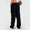 Womens Cargo Sweatpants Wide Leg Pants Baggy Joggers With Pockets