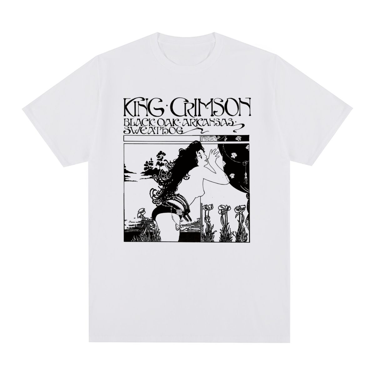 

King Crimson Vintage Tshirt Rock Band Music Summer Casual Fashion Unisex Cotton Unisex T shirt New Tee Tshirt Women s Tops S