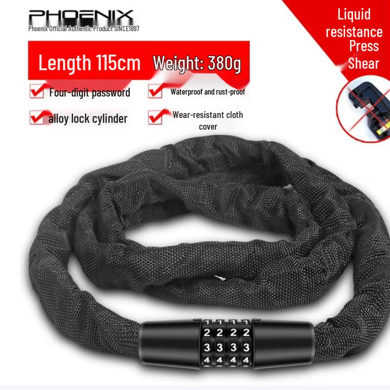 Phoenix Anti-Theft Bicycle Password Lock